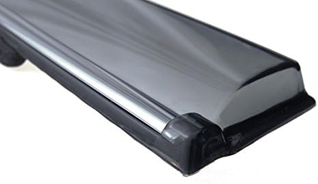 WellVisors Window Visors Wind Deflectors Compatible with Lexus ES350 2007-2012 with Chrome Trim Rain Guards 3-847LX008