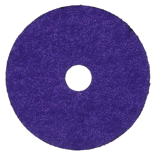 Image of 3M Cubitron 3 Fibre Disc 1187C, 36+, 5 in x 7/8 in, Longer Life, Medium and High-Pressure Applications, Stainless Steel, Heat-Sensitive Metal Substrates, for Beveling, Heavy Grinding, Weld Removal