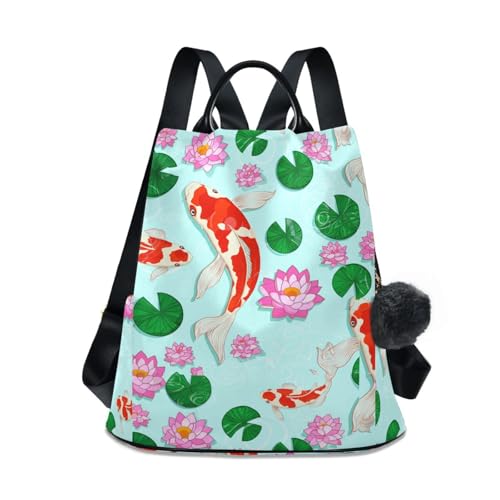 Sac à dos tendance femme rouge à motif pour ne plus manquer de place