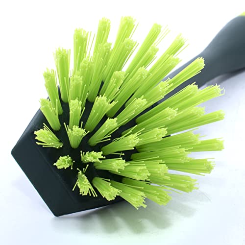 Image of Pine-Sol Scrub Brush Set - Long Handle Cleaning Brushes with Heavy Duty Bristles and Comfort Grip - Scrubbers for Kitchen, Household, and Dishwashing, 2 Piece Set (Pack of 12)