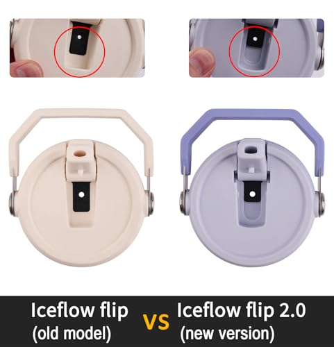 Image of Replacement Straws - Only Compatible with 30 oz & 64 oz (Old Model) Stanley IceFlow Flip Straw Tumbler-Accessories included 6 Straws,1 Cleaning Brush