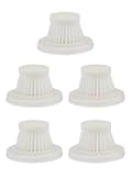 HogarTech Replacement accessory Kit Vacuum for Drecell VC021 for Brigii Y120/Y120 for Pro Car Vacuums, Washable HEPA, 5 Pack