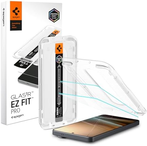 Spigen EZ Fit Anti-Reflex Schutzfolie [2P] für Samsung Galaxy S26 Ultra | Entspiegelung, Gehärtetes Glas, inkl. Installationskit, Kristallklar, Kratzfest, Hüllenfreundlich, 10H+ Hä
