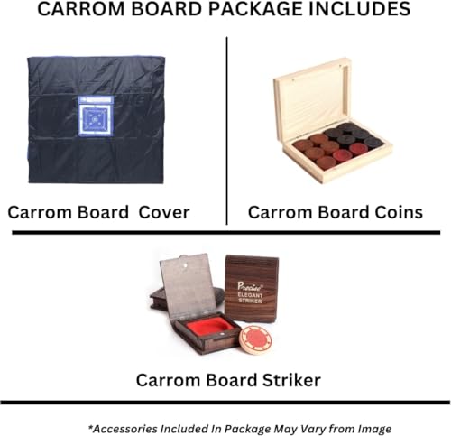 KD WILLMAX Champion 20mm Carrom Board Sure SLAM Indoor Board Game (4 Players, 12+) Approved by Carrom Federation of India & Maharashtra Carrom Association - Image 6