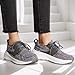 Women's Orthopedic Fashion Sneakers for Plantar Fasciitis: Vegan Ergonomic Walking Shoes for Foot and Heel Pain Relief, Breathable Casual Shoes for Neuropathy Gray Size 8.5