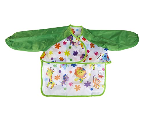 Crayola Art Smock For Toddlers, Small Waterproof Bib, Best Fit For Age 1 (12 Months), 1 X 7-1/5 X 8-1/10 In #TOP2