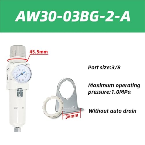 Separador de aceite y agua AW30-03BG-2-A con purga automática constante 3