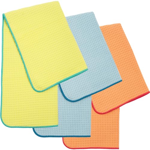 S&T INC. Pickleball Towels, Microfiber Gym Towels for Gym Bag, 16 Inch x 27 Inch, 3 Pack