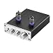 Nobsound HiFi 6J1 Vacuum Tube Preamplifier Stereo PreAmp Digital Treble&Bass Tone Control (Silver)
