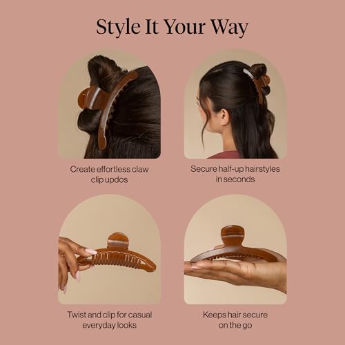 Pince à cheveux Kitsch maintien sûr pour volume épais
