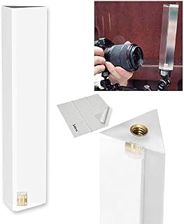 Selens Triangular Prism Photography Optical Crystal Glass Professional with 1/4 Inch, Create Light Rainbow Effect for Teaching Light Spectrum Photo Camera Lens Photographer