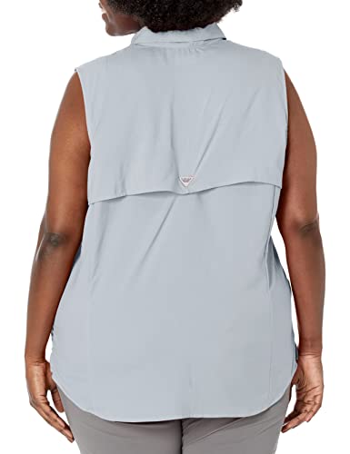 Columbia Women's Pfg Tamiami Sleeveless Shirt, Cirrus Grey, Medium #TOP1