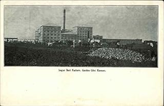 Sugar Beet Factory Garden City, Kansas KS Original Antique Postcard