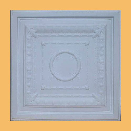 Ancona White (24x24" PVC 20 mil) Ceiling Tile - Drop in Grid or Staple/Glue Application
