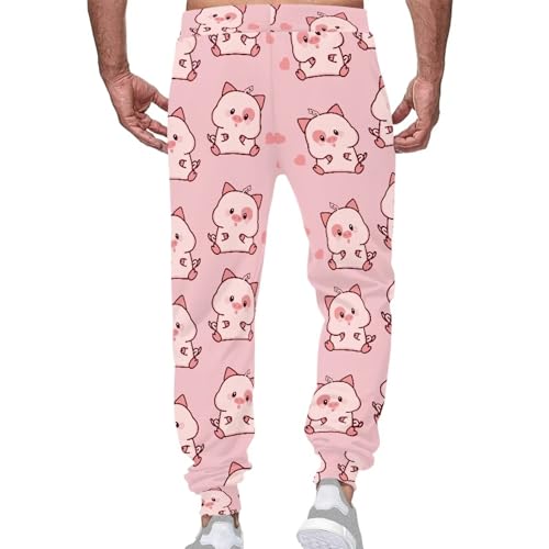 Mens Jogger Pants Workout Athletic Active Drawstring Sweatpants Loose Lightweight Breathable Lounge Trousers3