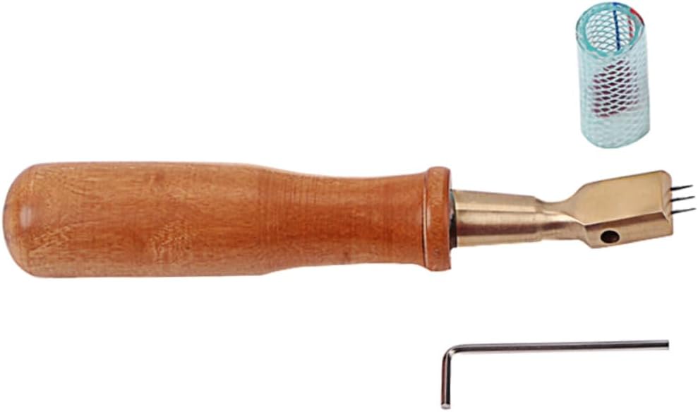 Elbow Pin Tool Piano Hammer Bent Head Tool Hardwood Handle Piano Parts Accessories