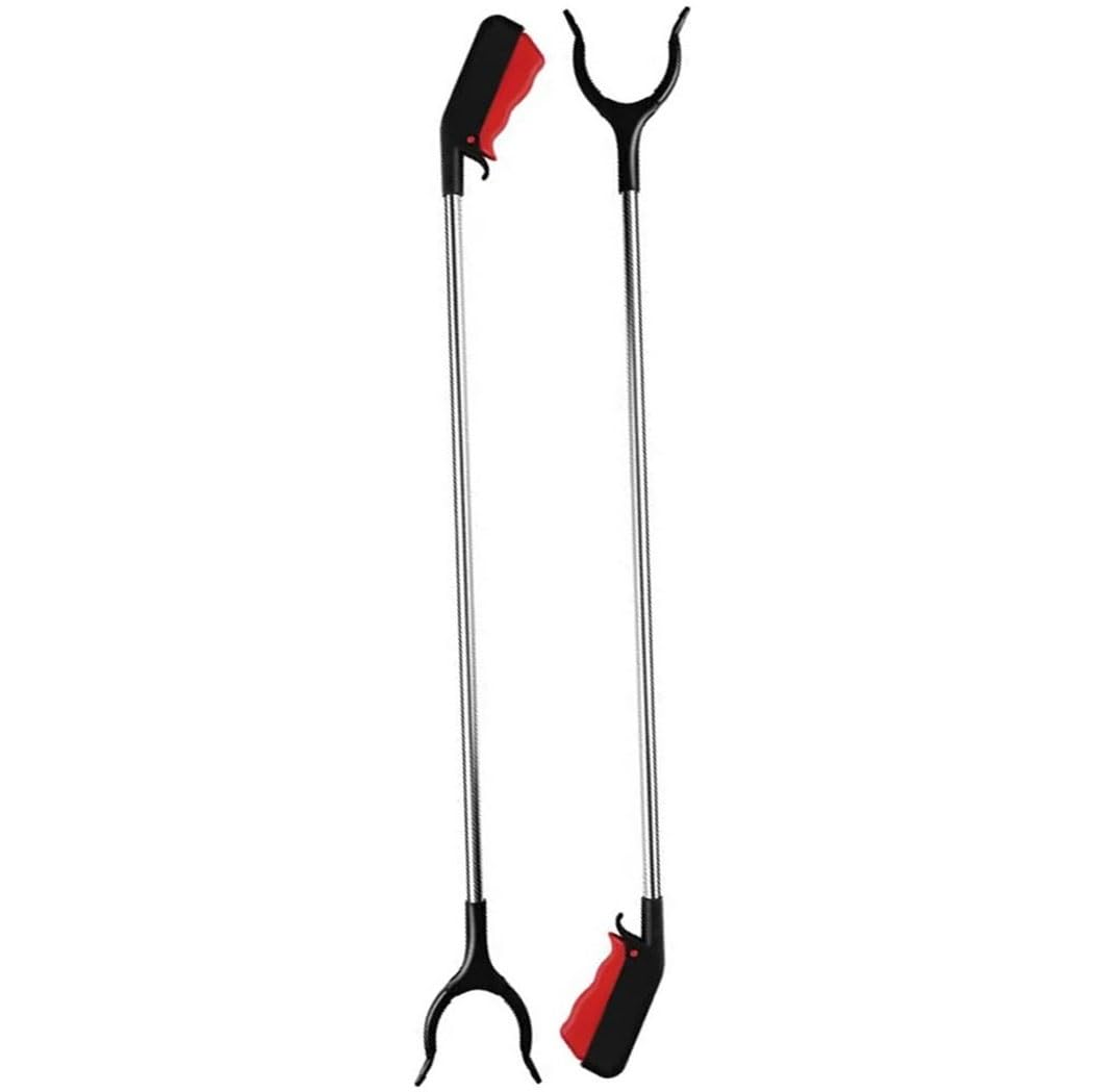 Müllzange Kinder 2 Stück，Klein，30cm/40cm/60cm MüLlgreifer, Kinder Greifzange, Senioren Kurz MüLlgreifer, Greifarm Garten Greifer, MüLlsammelklammern MüLlzange, HygienemüLlklammern ( Color : 59cm ) Garten