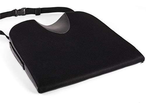 Vivalife Gel Memory Foam Office Chair & Car Seat Cushion With Non-Slip Bottom – Tailbone Pain Relief Cushion, Ergonomic, Orthopedic Sciatica & Coccyx Pillow Cushion #TOP6