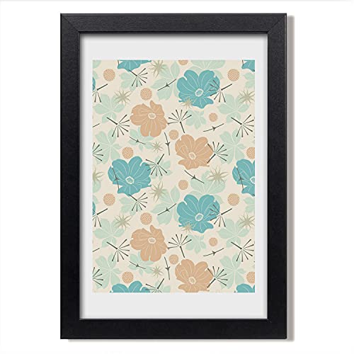 Tableau photo affiche Tulup cadre MDF 20x30 cm motif floral moderne
