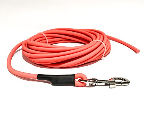 Dog & ‿Field Laisse Ronde d'entraînement en biothane Orange 10 m Cover