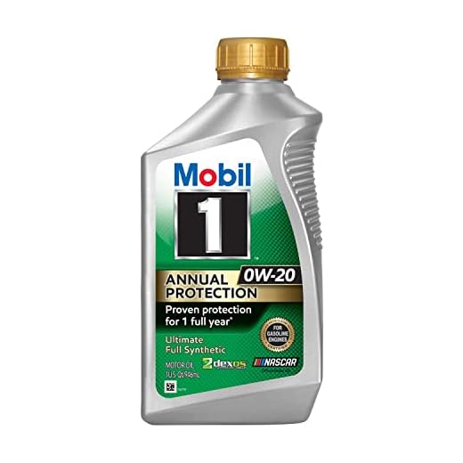 Mobil 1 Annual Protection 0W-20 Ultimate Full Synthetic Motor Oil, 1 Qt