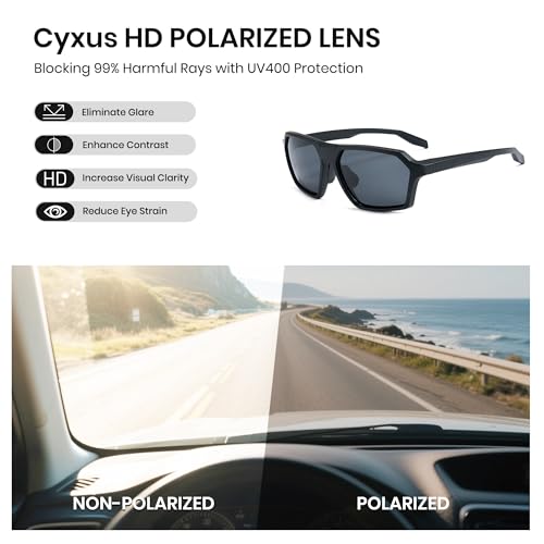 Cyxus Polarized Running Glasses Men Women Driving Glasses MTB Riding Sport Sunglasses Cycling Bicycle3