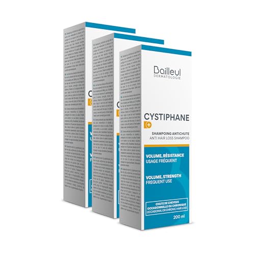 Shampoing anti-chute Cystiphane Bailleul lot de 3 pour cheveux fins sans volume