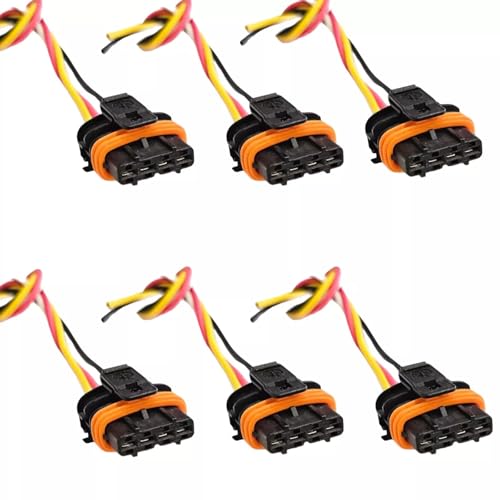 Connecteur de bobine d'allumage pour réparer fiche cassée Volvo XC90 V70, lot de 6 pièces