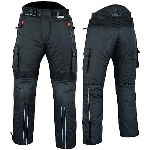 BULLDT Motorradhose Herren mit Protektoren Textil Cargohose Cargo Taschen...