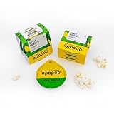 Opopop Microwave Popcorn - Pop Cups Pickle Monster 6-Pack, Non-GMO Gourmet Popcorn Kernels & Popcorn Flavoring, Gluten Free Snacks, Easy to Make and No Mess