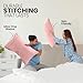 Utopia Bedding Queen Pillow Cases - 2 Pack - Envelope Closure - Soft Brushed Microfiber Fabric - Shrinkage and Fade Resistant Pillow Covers Queen Size 20 X 30 Inches (Queen, Pink)