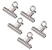 Produktbild Silber Binder Clips Büroklammern Papierklammern Bulldogge Bulldog Clips Briefklemmer 51mm Breite Verschlussclip für Büro Küche (10)