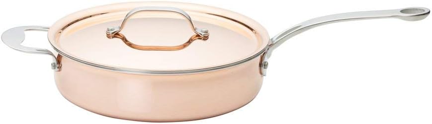 COPPER TRI-PLY 24CM SAUTÉ PAN 2.9 LITRES