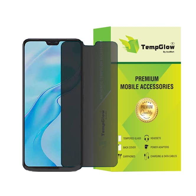 TempGlow Anti-Spy Privacy Tempered Glass Screen Protector for Vivo V20 Pro (Black) Edge to Edge Full Screen Coverage. (B0BG65GMRY) Amazon Price History, Amazon Price Tracker