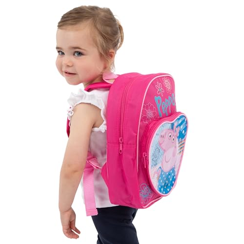 Peppa Pig Backpack | Girls Backpacks for School | Cute Bookbag for Kids | Pink3