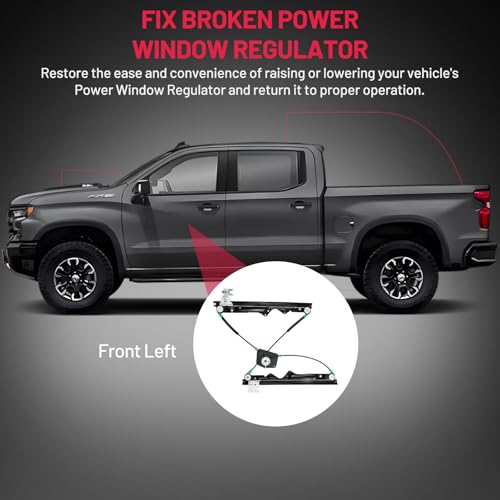 Image of BDFHYK 752-282 Power Window Regulator Without Motor Front Left Compatible with Nissan Sentra 2007-2012