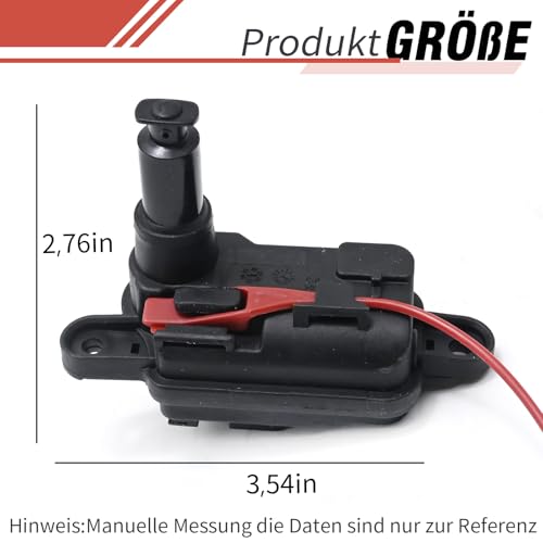 Hoypeyfiy 8V0862159 Tankklappe Stellelement, Ersatz für A6 C8 4A2 4A5, Ersatz für Cupra Ateca KH7 KHP 20 TSI 4Drive KM7 Formentor, Ersatz für Seat Arona KJ7 KJP KH7