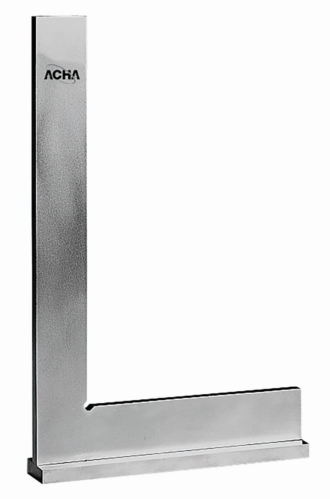 Acha 300 x 180mm - Escuadra Din 875/1 De Acero Al Carbono, Con Sombrero