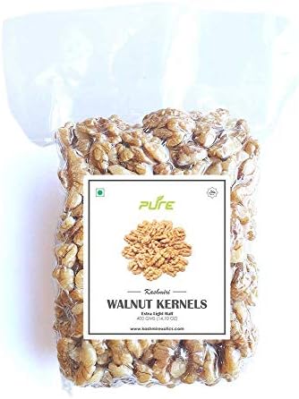 Kashmir Exotics Pure Kashmiri Organic Walnut Kernels 800 gm, Extra Light Half Natural Walnuts Without Shell, Akhrot Giri