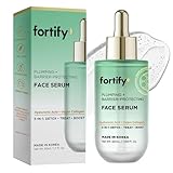 Fortify Skincare Hyaluronic Acid Serum for Face with Collagen – 3-in-1: Detox, Treat, Boost – Hydrating, Firming, Anti-Aging Serum – Dermatologist Tested Korean Skin Care – Clean Beauty – 1.69 Oz