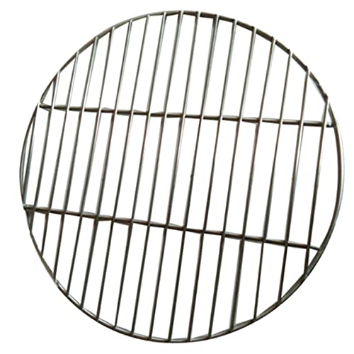 GALPADA Round Stainless Steel Bbq Grill Mesh Durable Outdoor Grilling Mat for Versatile Round Grill Net for Vegetables Meat and Fish for Camping and Backyard