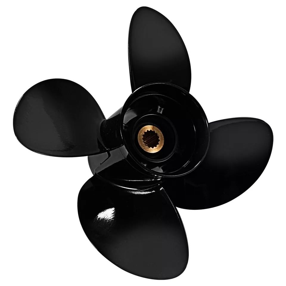 CAPTAIN Propeller fit 14 1/4x19-4B Yamaha Outboard Engine 150hp 175hp 200hp 220hp 225hp 250hp 300hp, 4-Stroke or 2-Stroke, 15 Tooth Spline OEM Boat Propeller