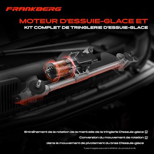 Moteur essuie-glace Cruze J305 avec connecteur robuste à 5 pôles - 3