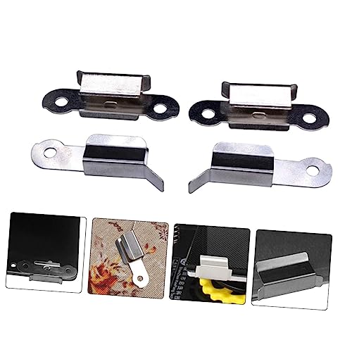 CLISPEED 4 Pcs Clipe De Vidro Impressoras 3d Clipes De Retenção De Vidro Óculos Braçadeira De Viveir