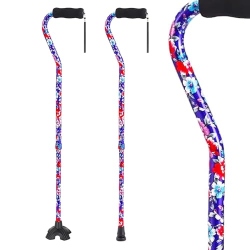 Elegant Walking Cane for Women Foldable & Adjustable Cane for Seniors with Self-Standing Tip | Lightweight Mobility Aid for Stability & Balance Support