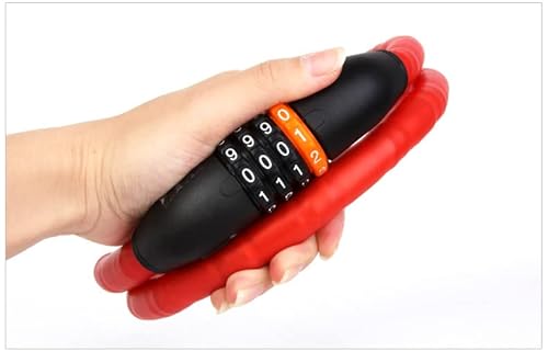 Cable Bicycle Locks Combination Password Security Anti-Theft Portable Fixed Motorcycle Locks #TOP4