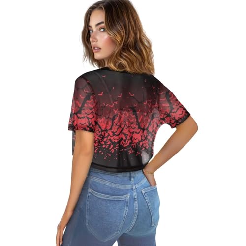 Image of Womens Short Sleeve Bolero Shrug Open Front Knit Cropped Cardigan Shoulder Cover for Dress Cute Casual Knit Cover Up
