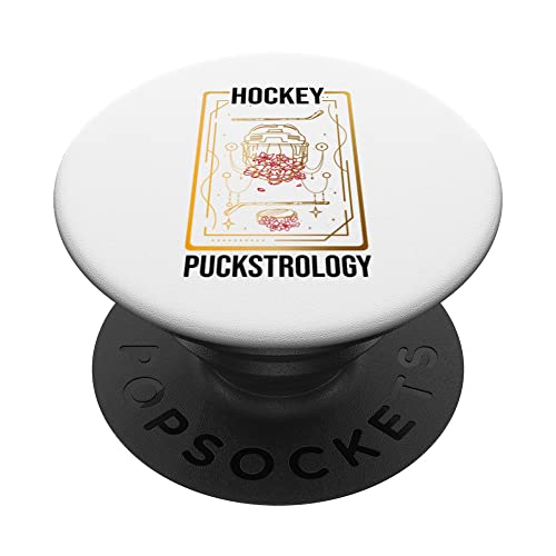 Image of Hockey Puckstrology Zodiac Astrology Sports Ice Hockey PopSockets Swappable PopGrip