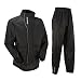 Tenn Unisex Active Cycling Jacket & Trouser Set - Black, Chest 42-44" - Large