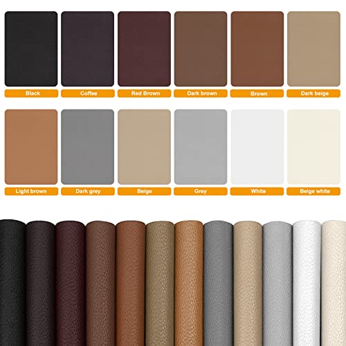 Self-Adhesive Leather Repair Patches,8X11 Inch Leather Repair Tape For Couches,Vinyl Leather Repair Kit For Furniture,Drivers Car Seats,Handbags,Jackets Beige #TOP3
